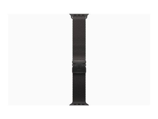 Apple Watch Ultra 3 GPS + Cellular 49mm Black Titanium Case with Black Titanium Milanese Loop - Medium
