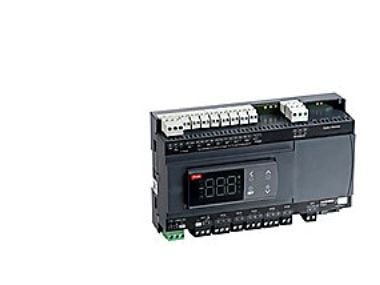 Danfoss AK-CC55 Single Coil UI - Kylmäkalusteiden/huonetilojen ohjain, 1xAKV, Pe, 5 relettä, näyttö