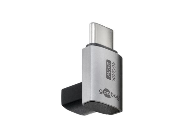Goobay 74444, USB-C, USB-C, Sølv
