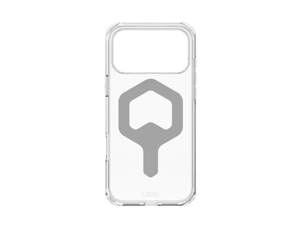 Urban Armor Gear Plyo, Suojus, Apple, iPhone 17 Pro Max, 17,5 cm (6.9"), Hopea, Läpinäkyvä
