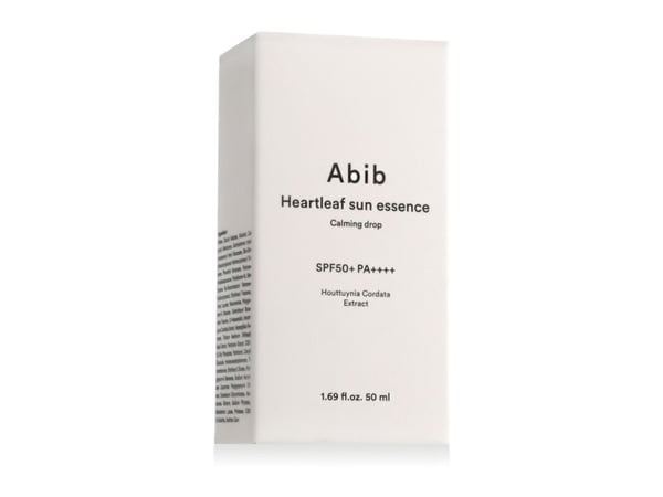 ABIB_Heartleaf Sun Essence Calming Drop SPF50+ solkrem essens for ansiktet 50ml