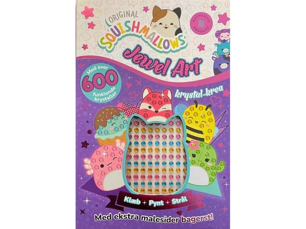 Squishmallows Jewel Art - Krystallkre | Språk: Dansk
