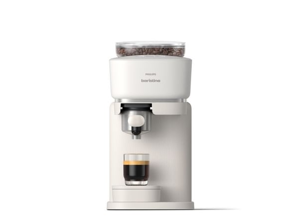Philips BAR300/00, Espressomaskin, 1,2 l, Kaffe bønner, Innebygd kaffekvern, Hvit
