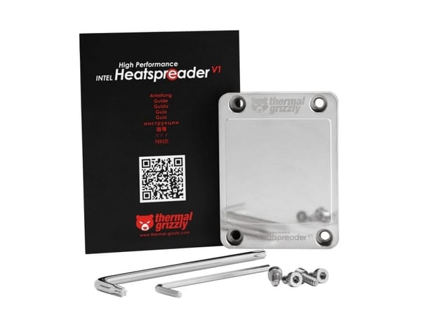 Thermal Grizzly TG-HPHS-I-V1, Kaldplate, Kobber (Cu), Nickel, Sokkel AM5, AMD Ryzen 7000 Series, 53 mm