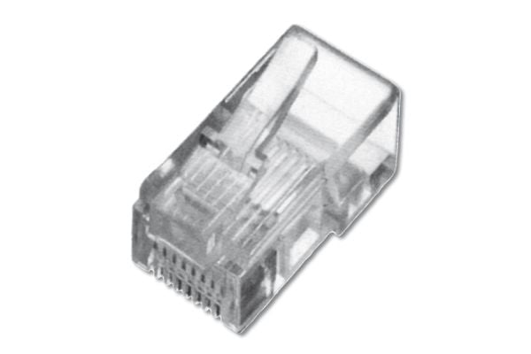 Digitus DN-MO-8-8-SR, RJ-45, Läpinäkyvä, Uros, Suora, Polykarbonaatti (PC), Cat5e