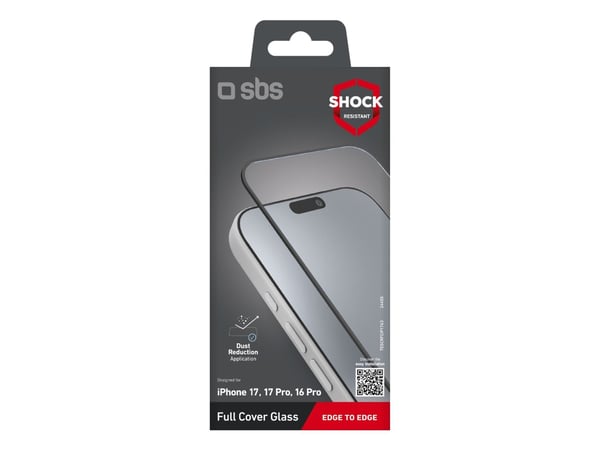 SBS TESCRFCIP1763, Apple, iPhone 17/17 Pro/16 Pro, Pölynkestävä, Iskunkestävä, Läpinäkyvä