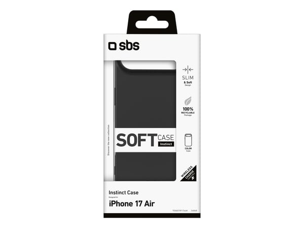 SBS TESKINIP1766T, Etui, Apple, iPhone 17 Air, 16,8 cm (6.6"), Gjennomsiktig