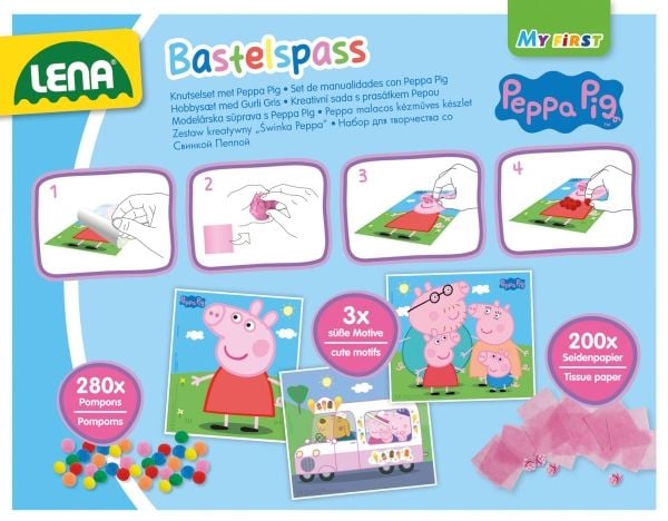 Lena 42619, Pysselsett for barn, 3 år, Flerfarget
