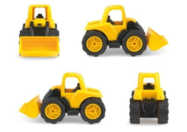 Lena 01262, Traktor, 1,5 år, Metall, Plast, Gult