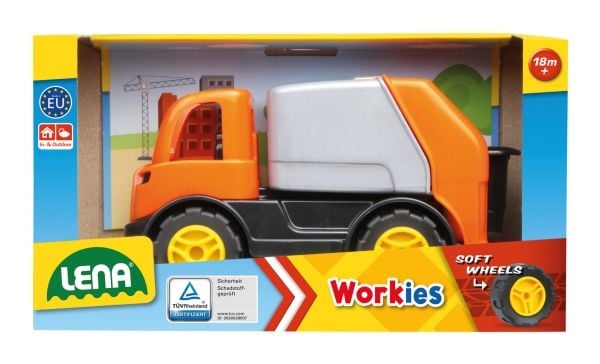 Lena 01264, Søppelbil, 1,5 år, Metall, Plast, Flerfarget