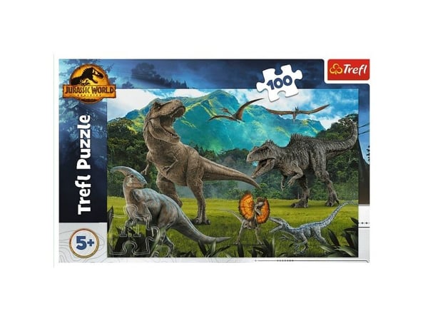 Trefl 16441, 100 stykker, Dinosaurer, 5 år