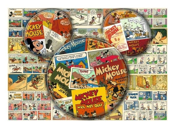 Trefl PUZZLE 1000EL TREFL KOMIKSOWA MYSZKA MIKI PUDI PUD6
