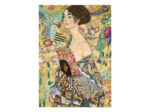 PUZZLE 1000 ArtColl Dame med vifte 10925