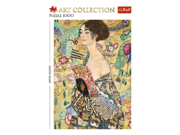 PUZZLE 1000 ArtColl Dame med vifte 10925