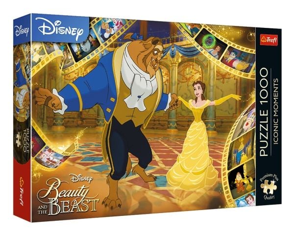 Trefl Puzzle 1000 elementtiä Premium Plus Kaunotar ja hirviö -palapeli