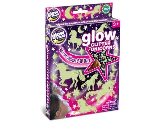 Brainstorm Glow Glitter Unicorns