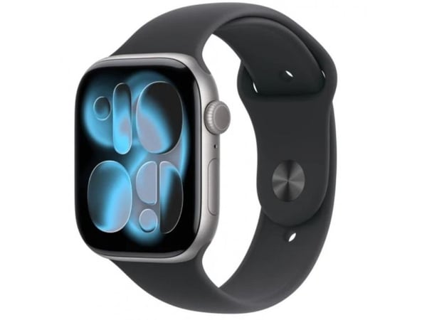 Apple Watch Series 11 GPS 46mm Space Grey Aluminium Case with Black Sport Band - M/L