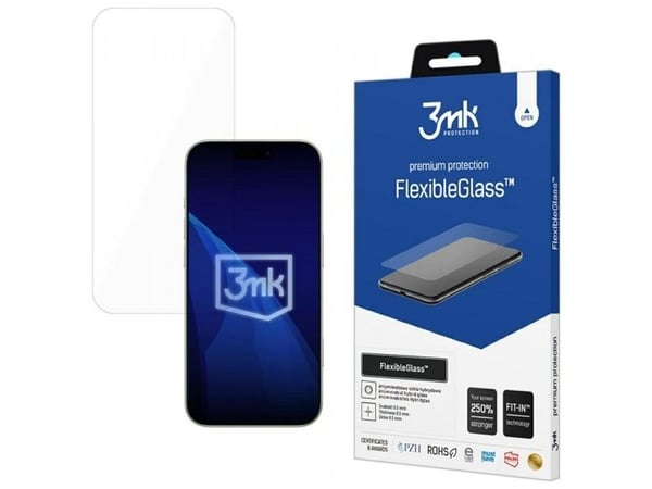 3mk FlexibleGlass - Skjermbeskyttelse for mobiltelefon - splash-proof - glass - for Apple iPhone 17