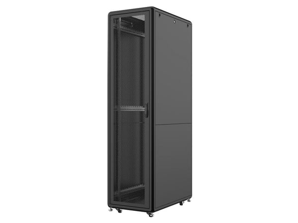 Lanview by Logon - Rack skap - 60 x 100, server line - free-standing - svart, RAL 9005 - 46U - 19"