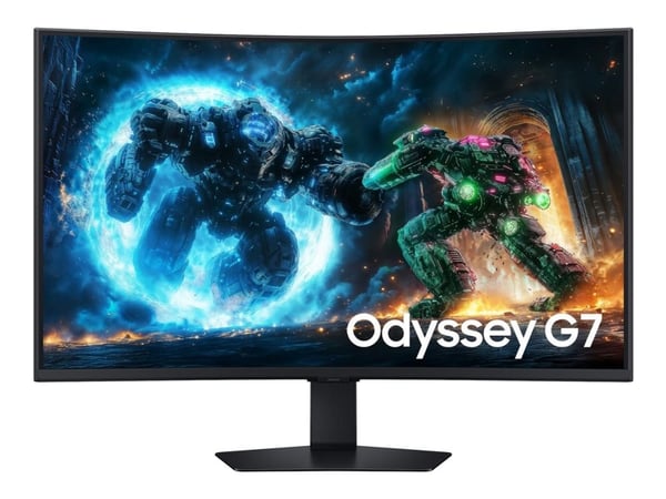 Samsung Odyssey G7 S37FG756EU - G75F Series - LED-skjerm - gaming - kurvet - 37" - 3840 x 2160 4K UHD (2160p) @ 165 Hz - VA - 350 cd/m² - 3000:1 - ...