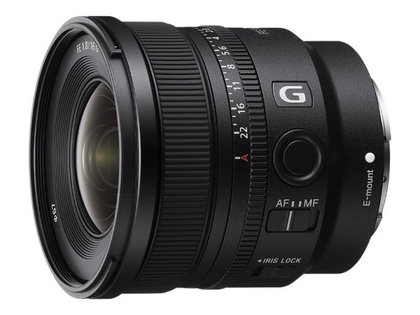 Sony SEL16F18G - Laajakulmaobjektiivi - 16 mm - f/1,8 FE G - Sony E-mount - Sony E-mount -objektiivi