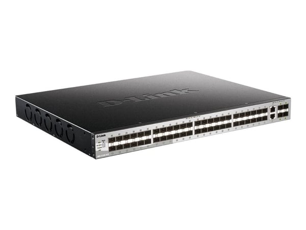 D-Link DGS 3130-54S - Switch - L3 Lite - Styrt - 48 x SFP + 2 x 10 Gigabit Ethernet + 4 x 10 Gigabit SFP+