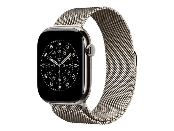 Apple MGJ24ZM/A, Yhtye, Älykello, Luonnollinen, Apple, Apple Watch 44/45/46/49mm, Ruostumaton teräs