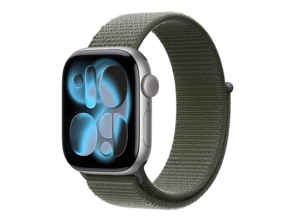 Apple - Slinga för smart klocka - 42mm - 130 - 200 mm - skog - för Watch Hermès Series 7, Hermès Series 9, SE 3, Series 10, Series 11, Series 8, Se...