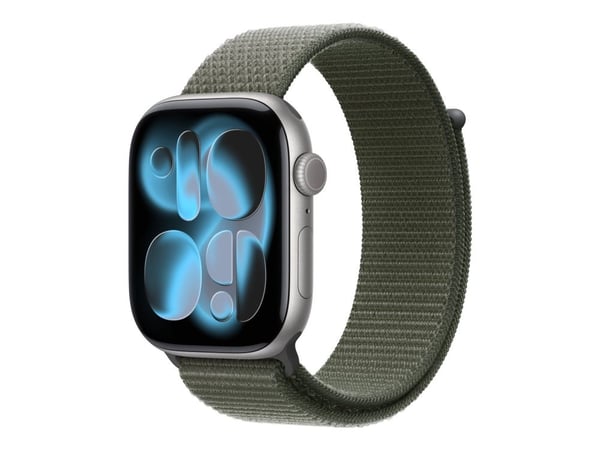 Apple - Sløyfe for smart armbåndsur - 46mm - 145 - 220 mm - skog - for Watch Hermès Series 9, SE 3, Series 10, Series 11, Series 8, Series 9, Ultra...