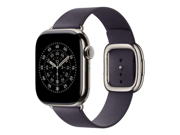Apple - Klokkestropp for smart armbåndsur - 42mm - Medium størrelse - midnattslilla - for Watch Hermès Series 7, Hermès Series 9, SE 3, Series 10, ...