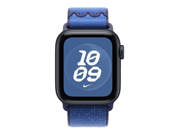 Apple Nike - Sløyfe for smart armbåndsur - 40mm - 130 - 190 mm - blått bånd - for Watch Hermès Series 7, Hermès Series 9, SE 3, Series 10, Series 1...