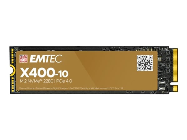 EMTEC Power Pro X400-10 - SSD - 4 TB - inbyggd - M.2 2280 - PCIe 4.0 x4 (NVMe)