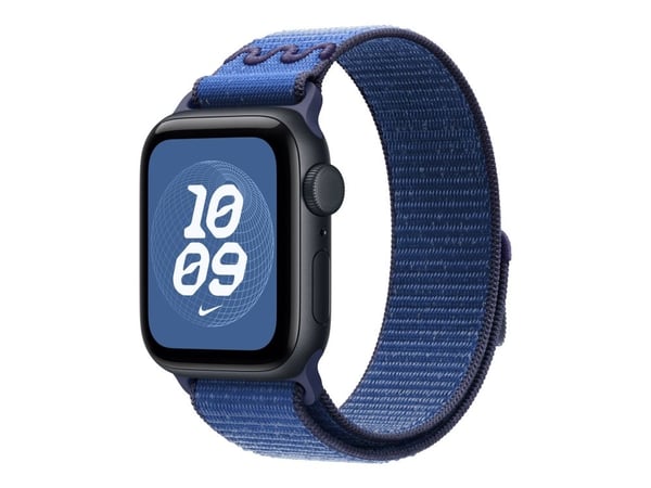 Apple Nike - Sløyfe for smart armbåndsur - 40mm - 130 - 190 mm - blått bånd - for Watch Hermès Series 7, Hermès Series 9, SE 3, Series 10, Series 1...