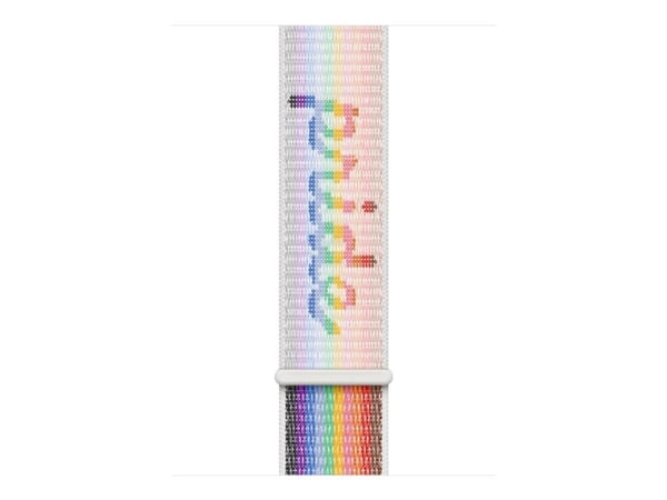 Apple - Pride Edition - slinga för smart klocka - 45 mm - 145 - 220 mm - för Watch Hermès Series 9, SE 3, Series 10, Series 11, Series 8, Series 9,...
