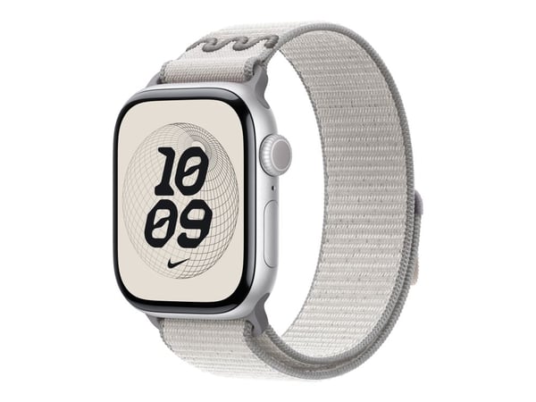 Apple Nike - Silmukka älykellolle - 42mm - 130 - 190 mm - sumea harmaa - Watch Hermès Series 7, Hermès Series 9, SE 3, Series 10, Series 11, Series...