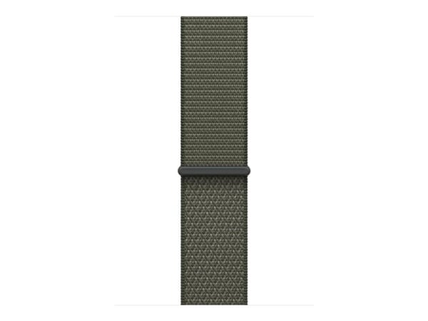 Apple - Sløyfe for smart armbåndsur - 46mm - 145 - 220 mm - skog - for Watch Hermès Series 9, SE 3, Series 10, Series 11, Series 8, Series 9, Ultra...