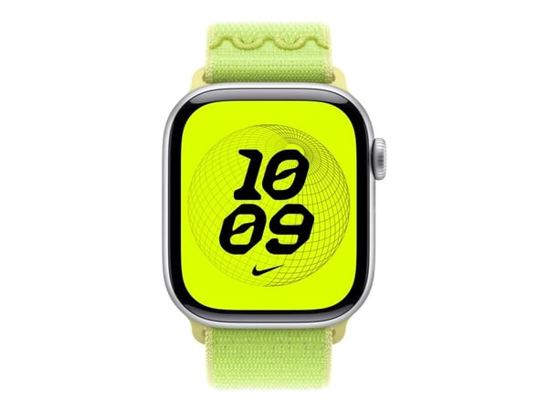 Apple Nike - Sløyfe for smart armbåndsur - 42mm - 130 - 190 mm - volt splash - for Watch Hermès Series 7, Hermès Series 9, SE 3, Series 10, Series ...