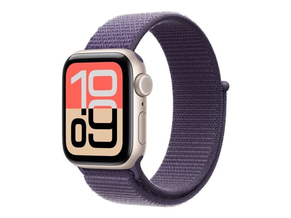 Apple - Sløyfe for smart armbåndsur - 40mm - 130 - 200 mm - purpur tåke - for Watch Hermès Series 7, Hermès Series 9, SE 3, Series 10, Series 11, S...