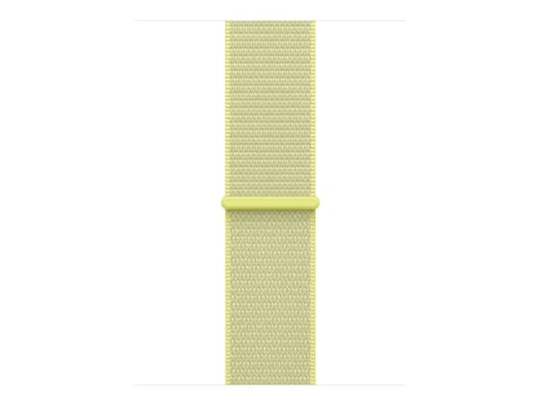 Apple - Sløyfe for smart armbåndsur - 42mm - 130 - 200 mm - neongul - for Watch Hermès Series 7, Hermès Series 9, SE 3, Series 10, Series 11, Serie...