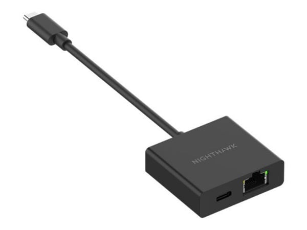 NETGEAR Nighthawk - Nätverksadapter - USB-C - Gigabit Ethernet x 1 + USB-C 3.1 x 1