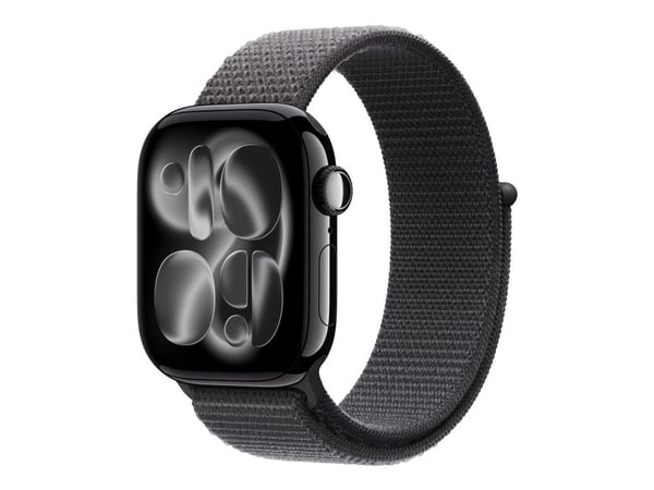 Apple - Sløyfe for smart armbåndsur - 42mm - 130 - 200 mm - mørk grå - for Watch Hermès Series 7, Hermès Series 9, SE 3, Series 10, Series 11, Seri...