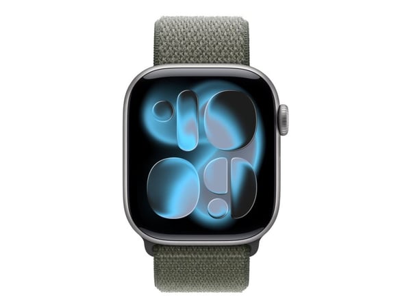 Apple - Sløyfe for smart armbåndsur - 42mm - 130 - 200 mm - skog - for Watch Hermès Series 7, Hermès Series 9, SE 3, Series 10, Series 11, Series 8...