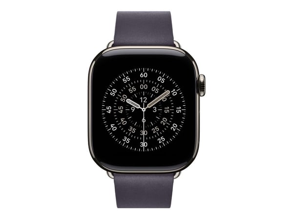 Apple - Klokkestropp for smart armbåndsur - 42mm - Stor størrelse - midnattslilla - for Watch Hermès Series 7, Hermès Series 9, SE 3, Series 10, Se...