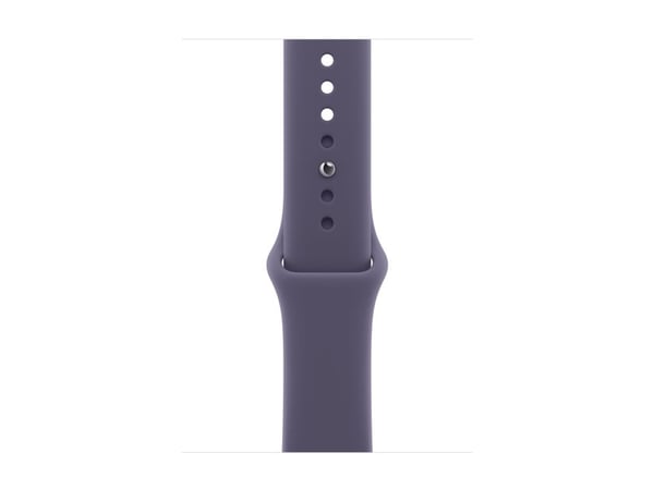Apple Watch Series 11 GPS 46mm Silver Aluminium Case with Purple Fog Sport Band - M/L