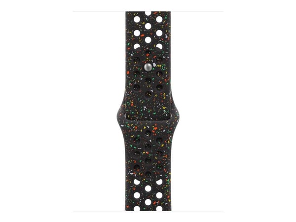 Apple Nike - Bånd for smart armbåndsur - 42mm - M/L-størrelse - midnatts sort - for Watch Hermès Series 7, Hermès Series 9, SE 3, Series 10, Series...