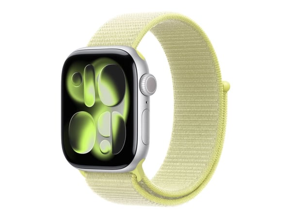 Apple MFFF4ZM/A, Yhtye, Älykello, Keltainen, Apple, Apple Watch 38/40/41/42mm, Nailon, Kierrätetty polyesteri, Elastaani