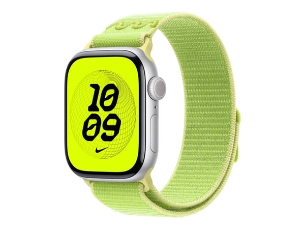 Apple Nike - Sløyfe for smart armbåndsur - 42mm - 130 - 190 mm - volt splash - for Watch Hermès Series 7, Hermès Series 9, SE 3, Series 10, Series ...
