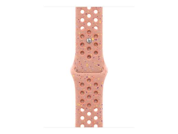 Apple Nike - Bånd for smart armbåndsur - 42mm - S/M-størrelse - alpenglow rosa - for Watch Hermès Series 7, Hermès Series 9, SE 3, Series 10, Serie...