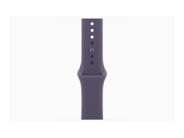 Apple Watch Series 11 GPS 46mm Silver Aluminium Case with Purple Fog Sport Band - S/M