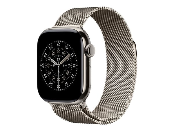 Apple - Sløyfe for smart armbåndsur - 40mm - 130 - 180 mm - naturlig - for Watch Hermès Series 7, Hermès Series 9, SE 3, Series 10, Series 11, Seri...